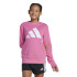 Moletom adidas Jg Bl Ft Swt Menina Rosa / Branco