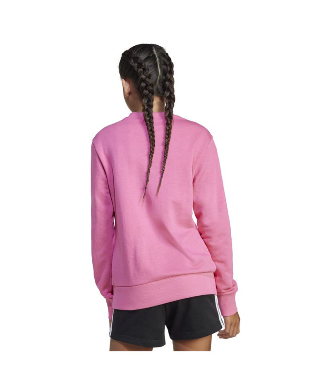 Moletom adidas Jg Bl Ft Swt Menina Rosa / Branco