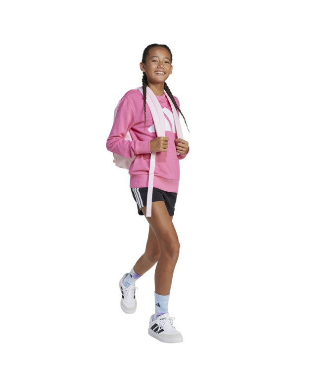 Sudadera adidas Jg Bl Ft Swt Niña Rosa / Blanco