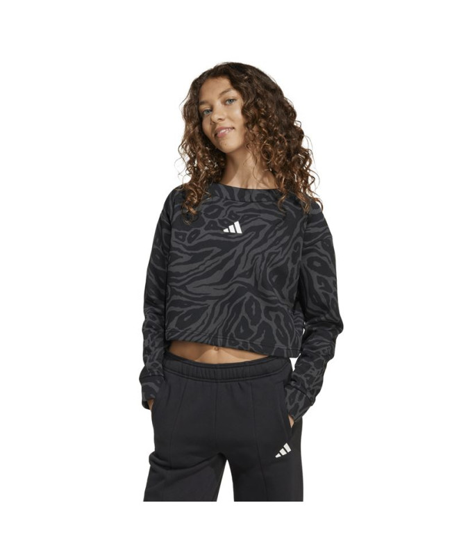 Moletom adidas Jg Future Icons Aop Top Menina...