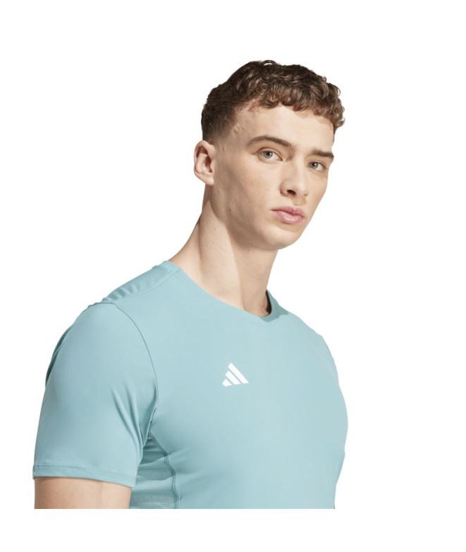 T-shirt de Running adidas Adizero E Tee Homme Bleu