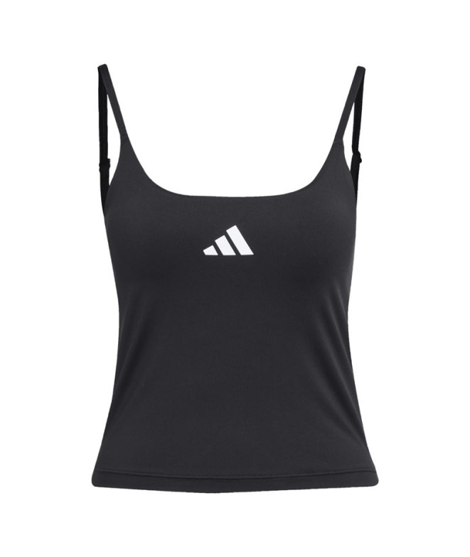 Camiseta de Fitness adidas Optime Ls Tank Mulher Preto