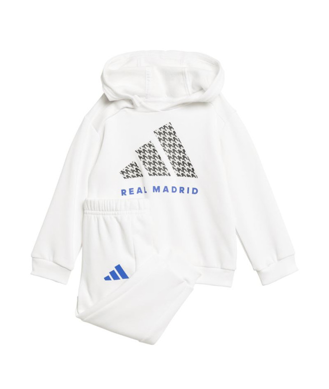 Ensemble de Football adidas Real Madrid Dna Bbj Enfant Blanc/Noir