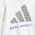 Conjunto de Futebol adidas Real Madrid Dna Bbj Infantil Branco/Preto