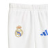 Conjunto de Futebol adidas Real Madrid Dna Bbj Infantil Branco/Preto