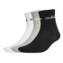 Chaussettes adidas Lin Kids Crw 3P Enfant Blanc / Brgrin / Noir