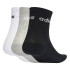 Chaussettes adidas Lin Kids Crw 3P Enfant Blanc / Brgrin / Noir