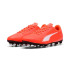 Bottes de football Puma Vitoria II Fg/Ag Glowing Rouge/Blanc