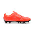 Botas de futebol Puma Vitoria II Fg/Ag Infantil Glowing Vermelho/Branco