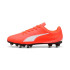 Botas de futebol Puma Vitoria II Fg/Ag Infantil Glowing Vermelho/Branco