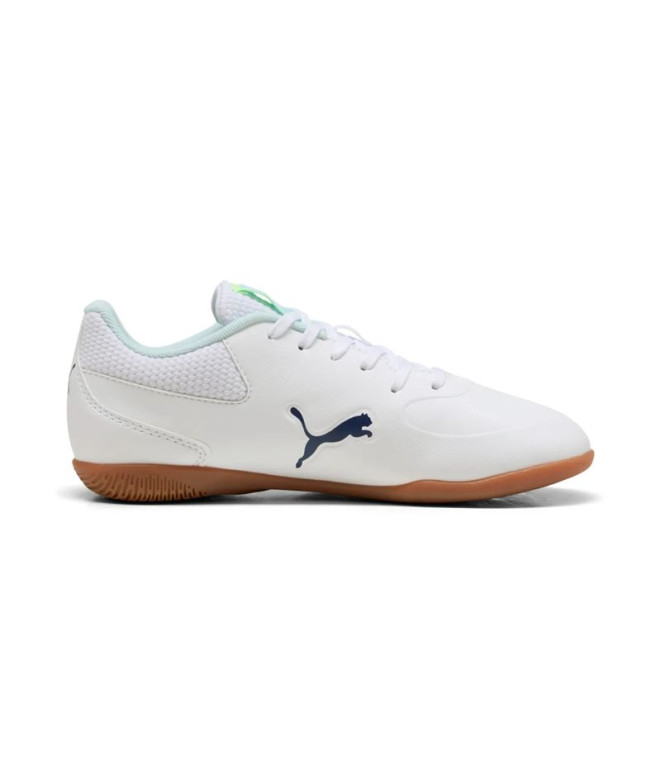 Chaussures de Futsal Puma Truco III Enfant Blanc/Aqua/Fizzy Light