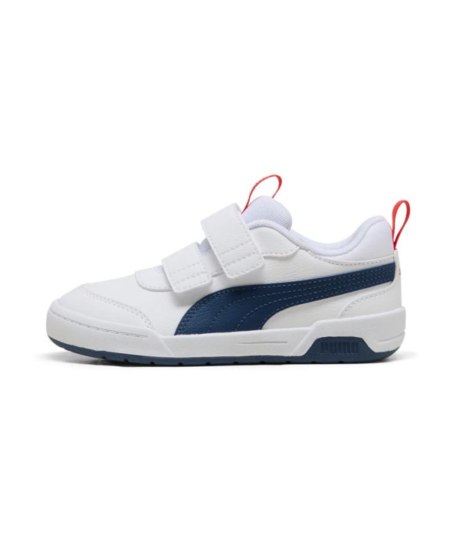 Sapatilhas Puma Multiflex 2 Sl Infantil Branco/Azul Persa