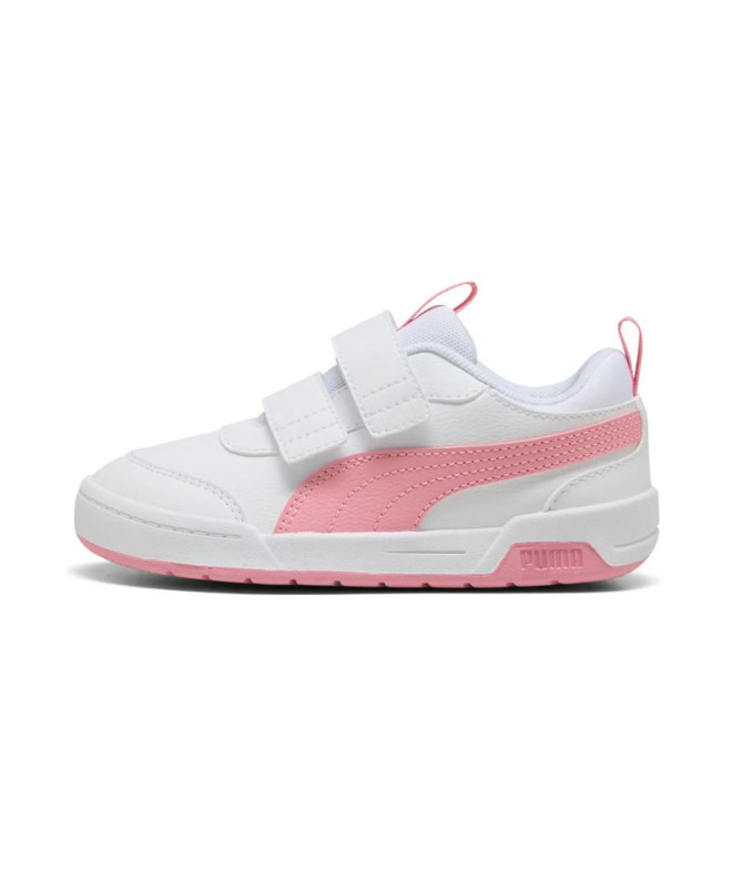 Sapatilhas Puma Multiflex 2 Sl Infantil Branco/Rosa
