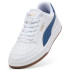 Sapatilhas Puma Caven 2.0 Infantil Branco/Índigo Escuro/Goma