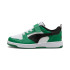 Chaussures de Puma Puma Rebound V6 Lo Ac+ Ps Enfant Blanc/Noir/Archive Vert