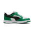 Chaussures de Puma Puma Rebound V6 Lo Ac+ Ps Enfant Blanc/Noir/Archive Vert