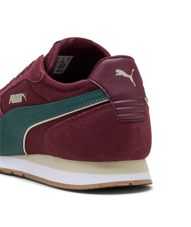 Sapatilhas Puma St Miler Ruby Shimmer/Verde...