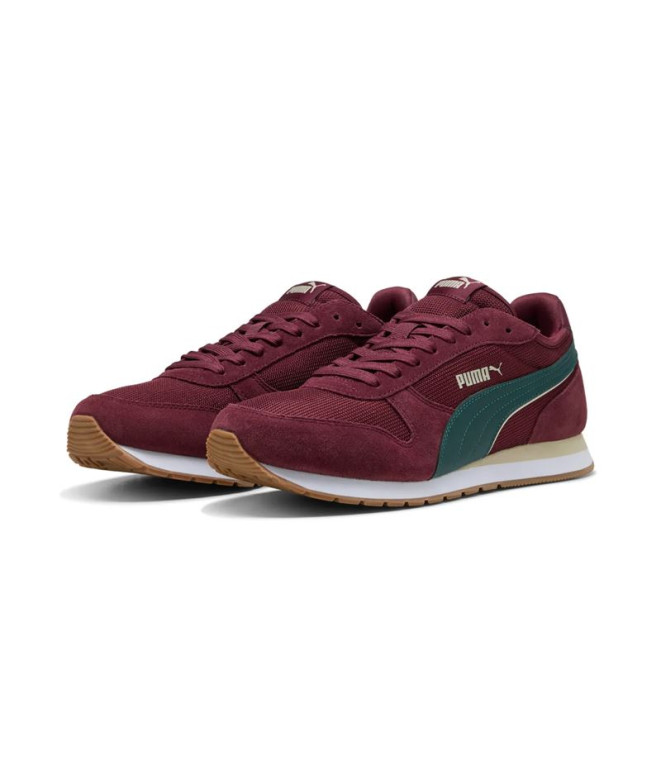 Sapatilhas Puma St Miler Ruby Shimmer/Verde...