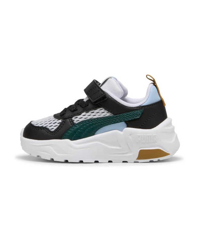 Chaussures Puma Trinity 2 Lt Run Fun Enfant Blanc/Vert