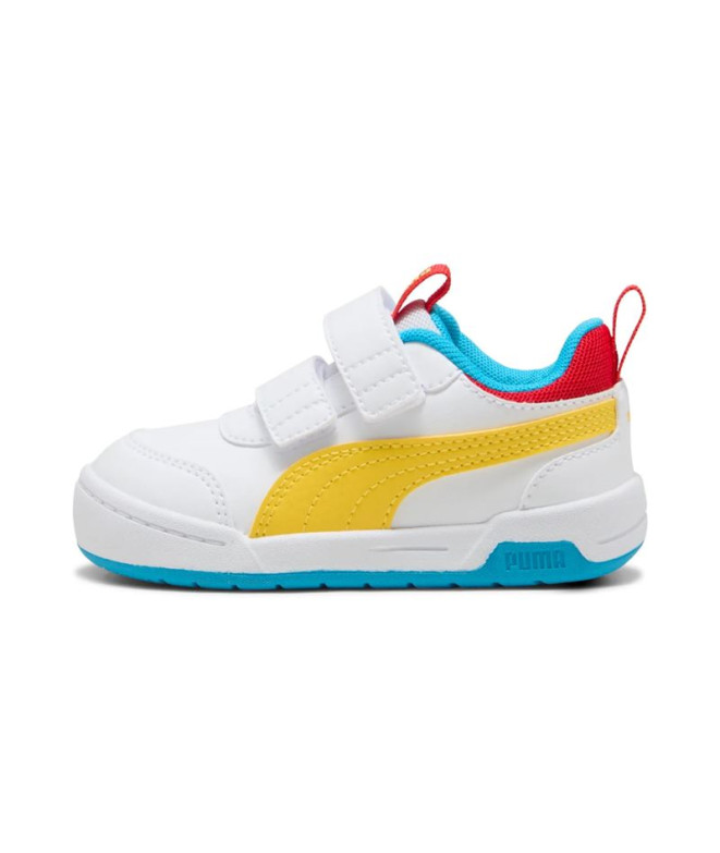 Chaussures Puma Multiflex 2 Col, Blanc-Pelé, Bébés