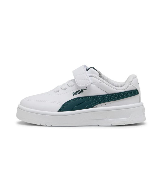 Sapatilhas Puma Court Classic Clean Menina Branco