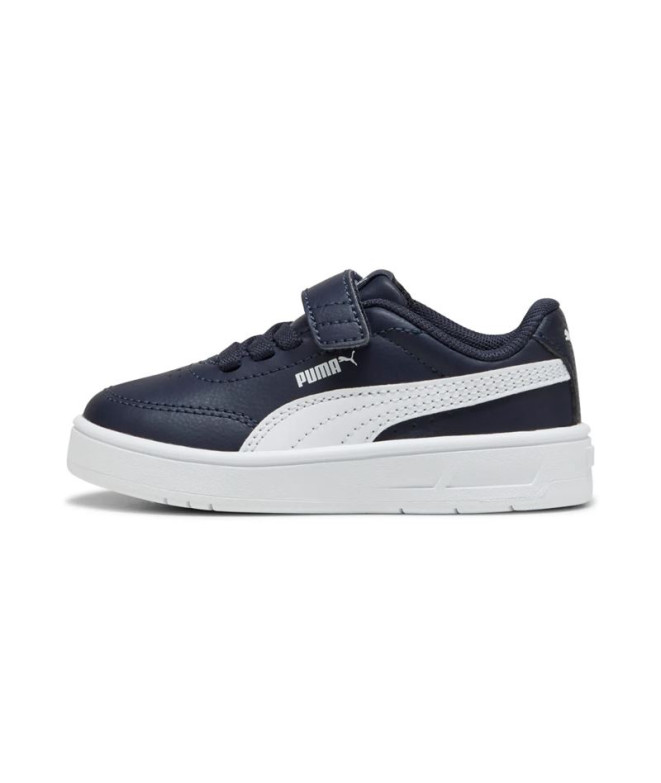 Sapatilhas Puma Court Classic Clean Menina Navy