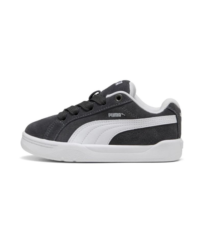 Sapatilhas Puma Park Lifestyle Easy Infantil Cinza Escuro