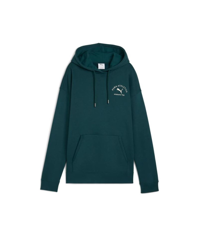 Moletom Puma Class Relaxed H Mulher Verde Terrain