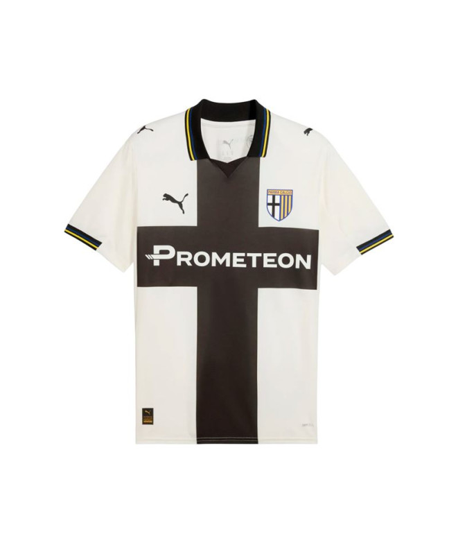 Camiseta de Futebol Puma Parma Calcio Home Je Warm White Homem