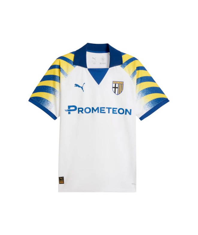 Camiseta de Futebol Puma Parma Calcio 4Th Jer White Cly Homem