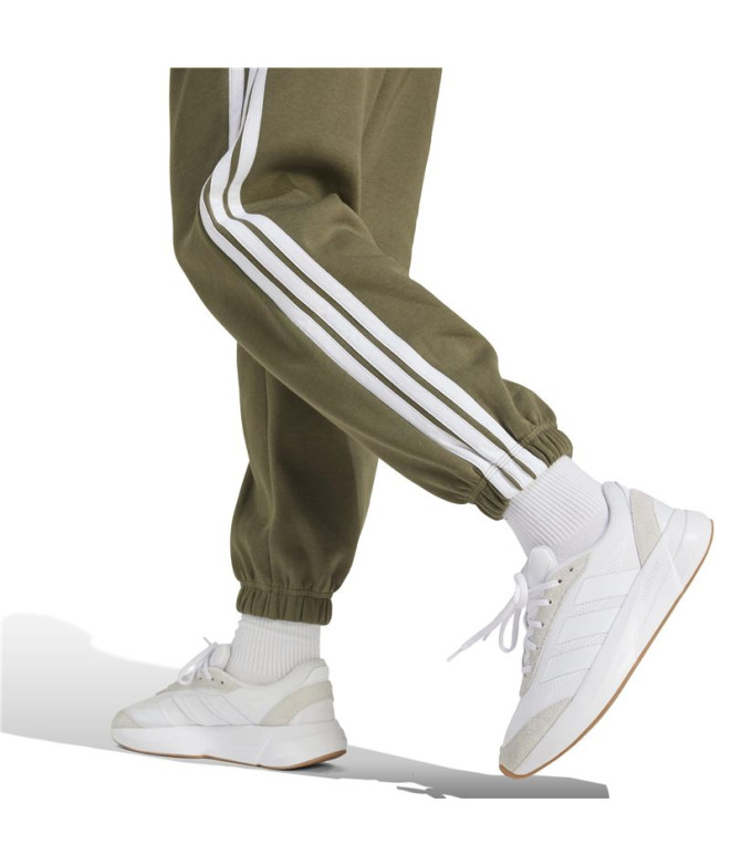 Pantalon adidas 3 Bandes Fl C Femme Vert / Blanc