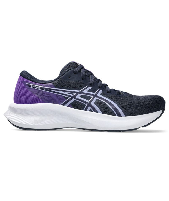 Sapatilhas de Running ASICS Patriot 14 Mulher Azul Escuro/Vapor