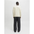 Camiseta Jack and Jones Jjhayato Ls Crew Hombre Antique Blanco