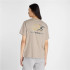T-shirt New Balance Chrome Runner Homme Beige