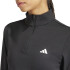 Moletom de Fitness adidas Essentials Hyglm 1/4Zip Mulher Preto