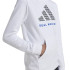 Moletom de Futebol adidas Real Madrid Hoodie Infantil Branco