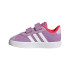 Sapatilhas adidas VL Court 3.0 Cf Infantil Púrado / Preto / Vermelho