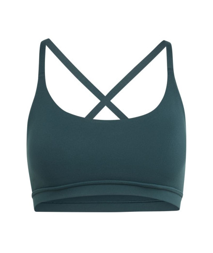 Sutiã esportivo de Fitness adidas All Me Ls Mulher Branco