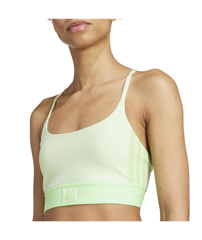 Sujetador Sportif de Fitness adidas Hyg Rib...