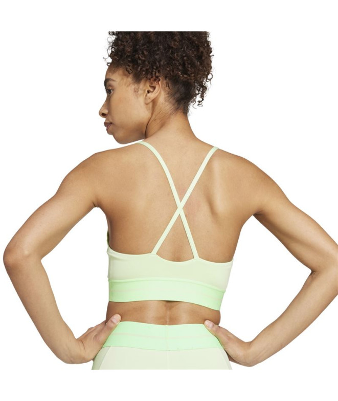 Sujetador Sportif de Fitness adidas Hyg Rib...