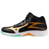 Sapatilhas de Voleibol Mizuno Thunder Blade Z Mid Preto/Tangelo/Verde