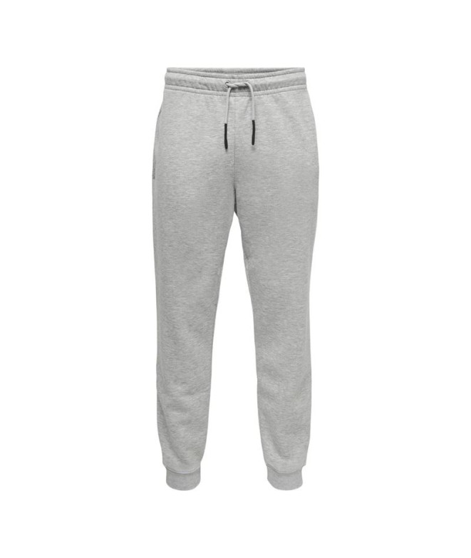 Pantalon Only & Sons Onsceres Sweat Pants Noos Homme Super Light Grey Melange