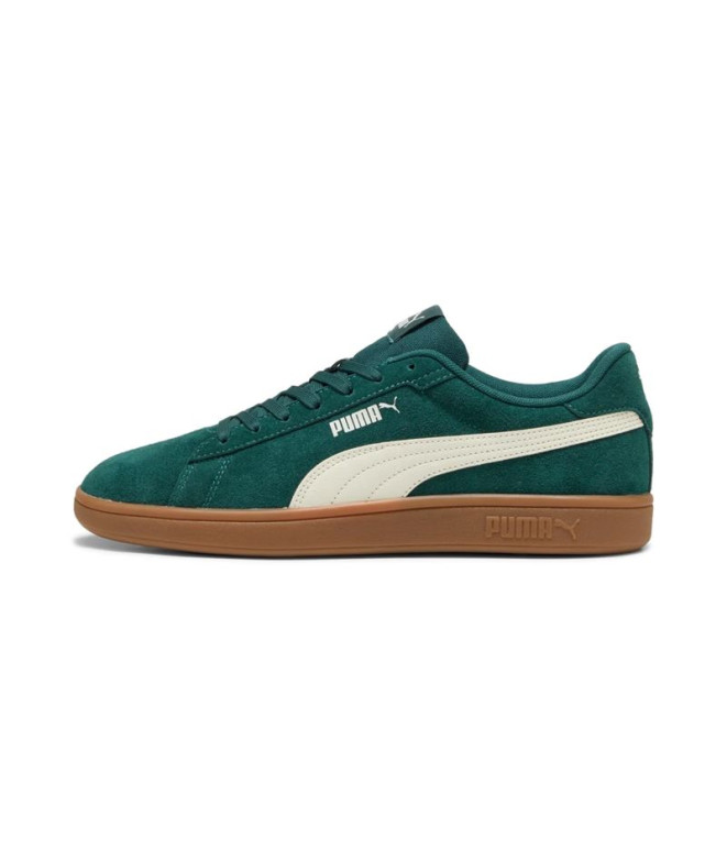 Sapatilhas Puma Smash 3.0 Verde Terrain/Branco Quente/Goma