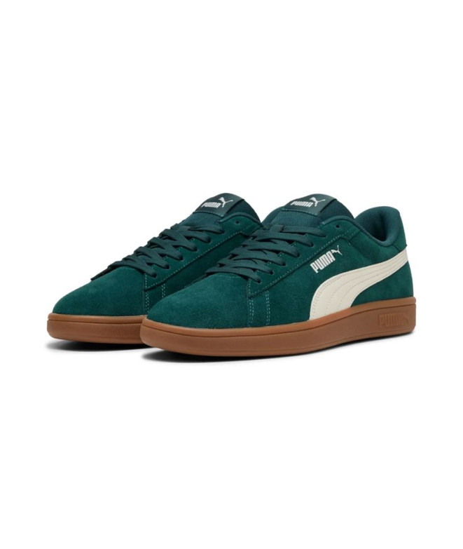 Chaussures Puma Smash 3.0 Vert Terrain/Blanc...