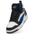 Zapatillas Puma Rebound V6 Mid Infantil Blanco/Clyde