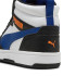 Sapatilhas Puma Rebound V6 Mid Infantil Branco/Clyde