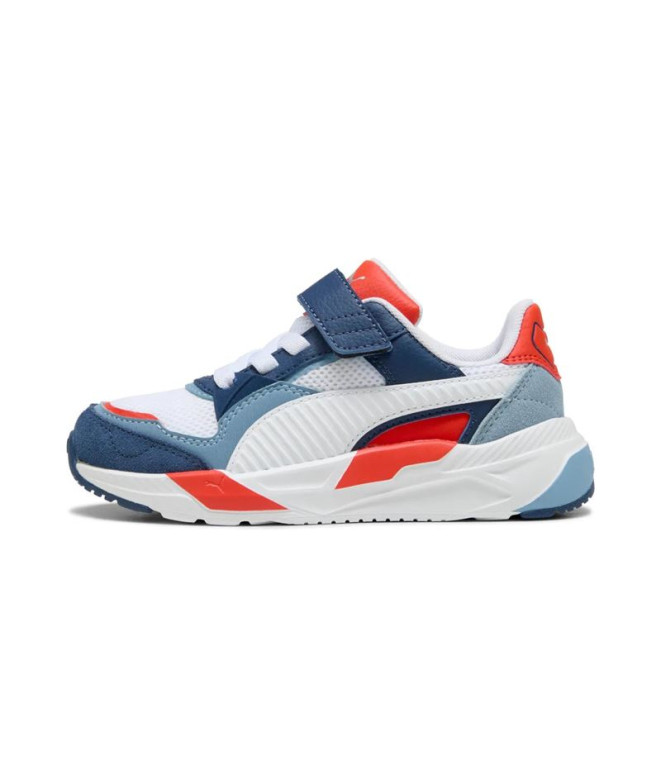 Sapatilhas Puma Trinity 2 Ac+ Ps Infantil Branco/Azul Cool