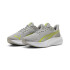 Zapatillas Puma Pounce Lite Infantil Gris Echo/Lime Smash