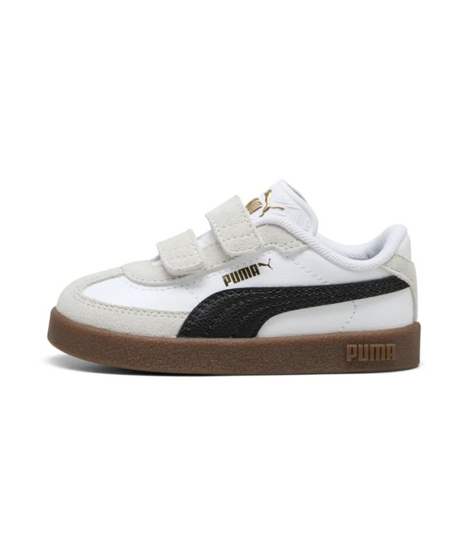 Sapatilhas Puma Club II Era V Inf Infantil Branco/Preto