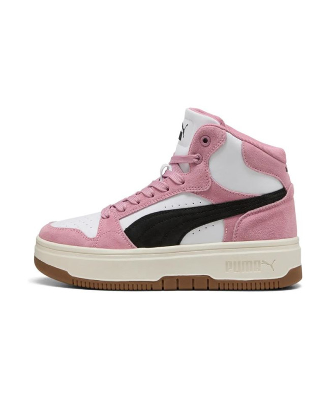 Sapatilhas Puma Rebound Femme Mid Sd Mulher Branco/Rosa